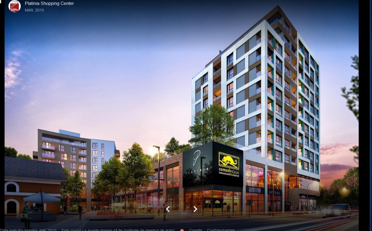 Hotel Platinia Клуж-Напока Екстериор снимка The proposed shopping centre